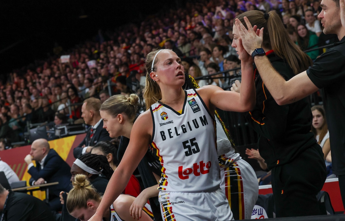 Allemand in het shirt van de Belgian Cats.