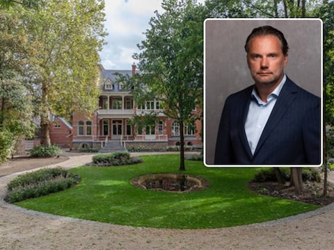 Het hoofdkantoor van Agio Legal in Ekeren. Foto inzet: oprichter van Agio Legal, Philippe Van den Broecke.