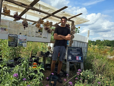 Greg heeft een zelfoogstboerderij tussen de velden van Kampenhout, op de grens met Elewijt