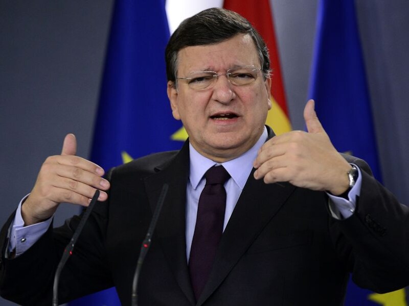Commissievoorzitter Jose Manuel Barroso.