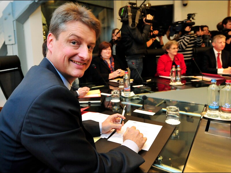 Minister van Begroting Olivier Chastel (MR).
