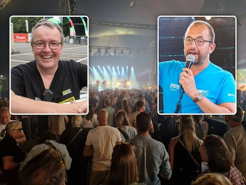 De Zulzeekse Feesten pakten dit jaar uit met hun sterkste affiche ooit. Organisatoren Peter Decordier (links) en Brecht Lietar (rechts) blikken terug op een geslaagde editie