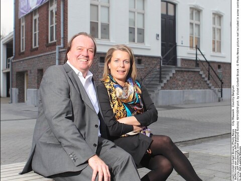 Jeff Hoeyberghs en zijn vrouw Evelyne.