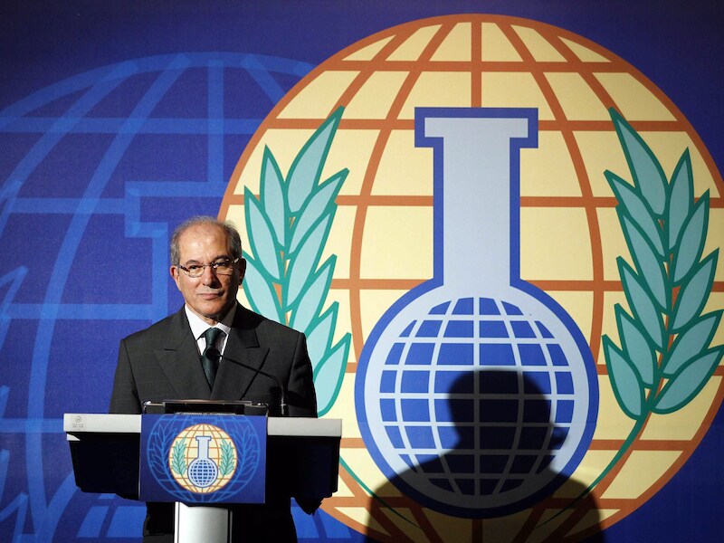 Ahmet Uzumcu, directeur-generaal van het OPCW.