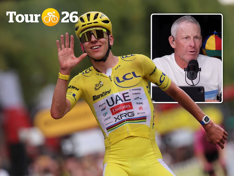 “Hij zou de vloer aanvegen met mij”: Lance Armstrong noemt Tadej Pogacar “de beste aller tijden” en gaat zelfs verder dan de koers alleen