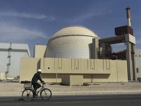 De reeds bestaande centrale in Bushehr.