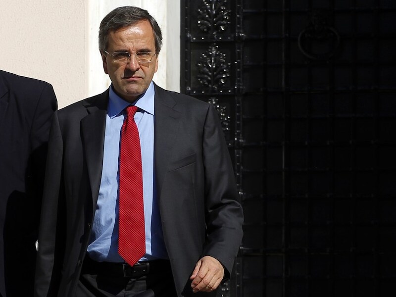 De nieuwe Griekse premier, Antonis Samaras