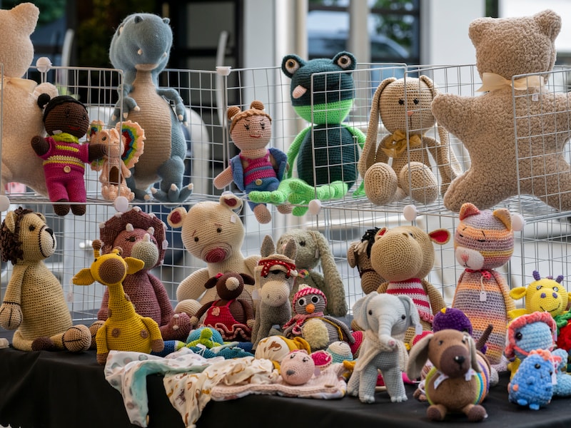 Biekorf decor voor Kunst- en Hobbymarkt