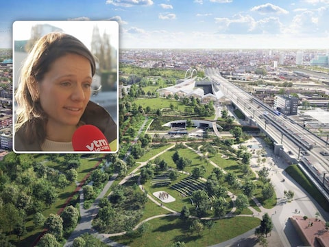 Ringpark Groenendaal: een groot nieuw park dat Merksem (Antwerpen) en wijk Luchtbal met elkaar verbindt ter hoogte van de Groenendaallaan. Inzet: Laure Stuyck van Lantis. 