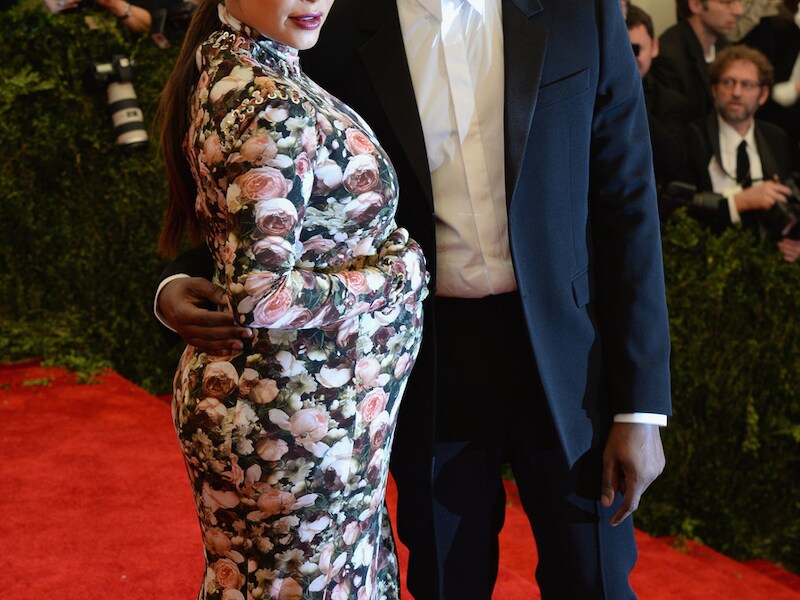 Kim Kardashian en Kanye West