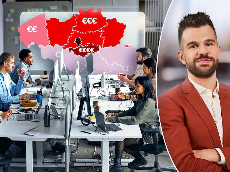 In deze provincies verdien je het hoogste loon, volgens cijfers van SD Worx.