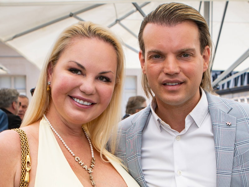 Lesley-Ann Poppe en partner Kevin Lebreton. 