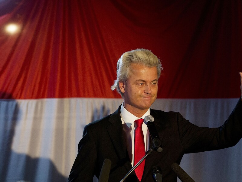 PVV-leider Geert Wilders.