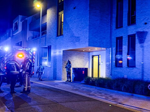 De brandweer kwam ter plaatse nadat een bewoner melding maakte van een gasgeur.