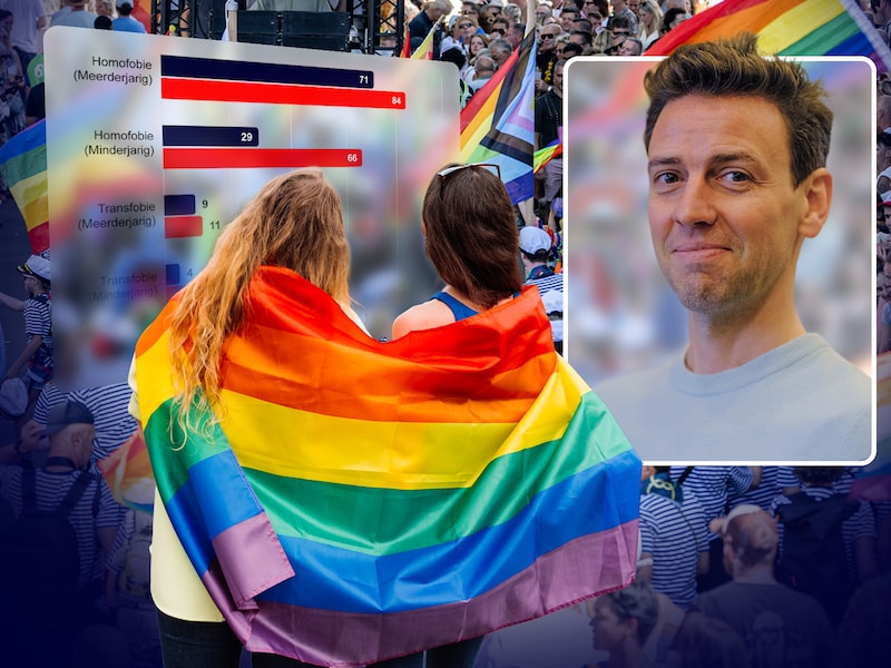 Bijna de helft van de verdachten van homofoob of transfoob geweld in ons land is minderjarig. Professor Alexis Dewaele (Universiteit Gent) licht de cijfers toe.