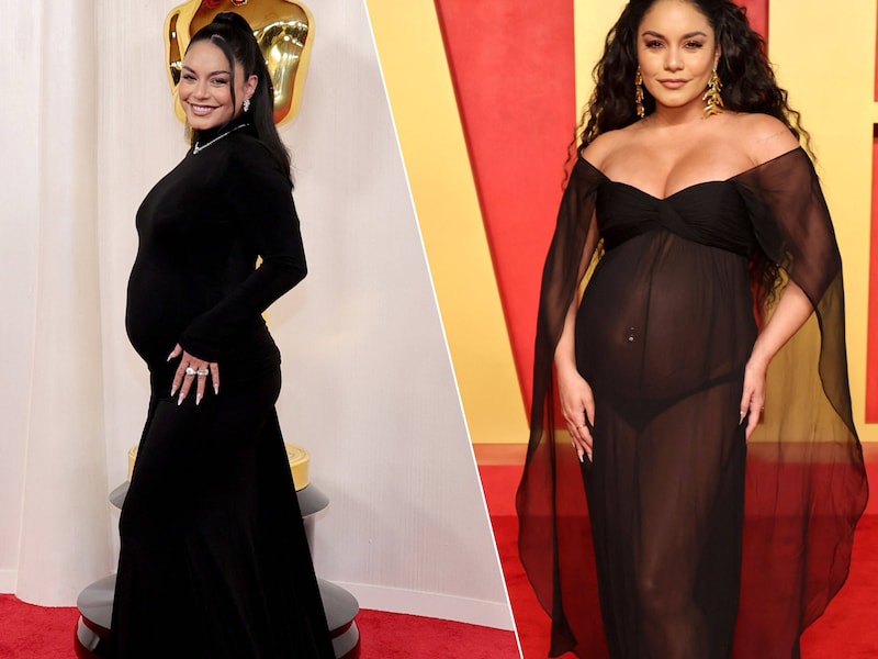 IN BEELD. Vanessa Hudgens kondigt zwangerschap aan in wel héél sexy jurk op de rode loper 