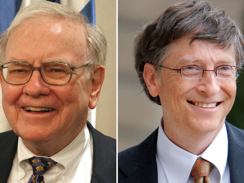 Warren Buffett en Bill Gates.