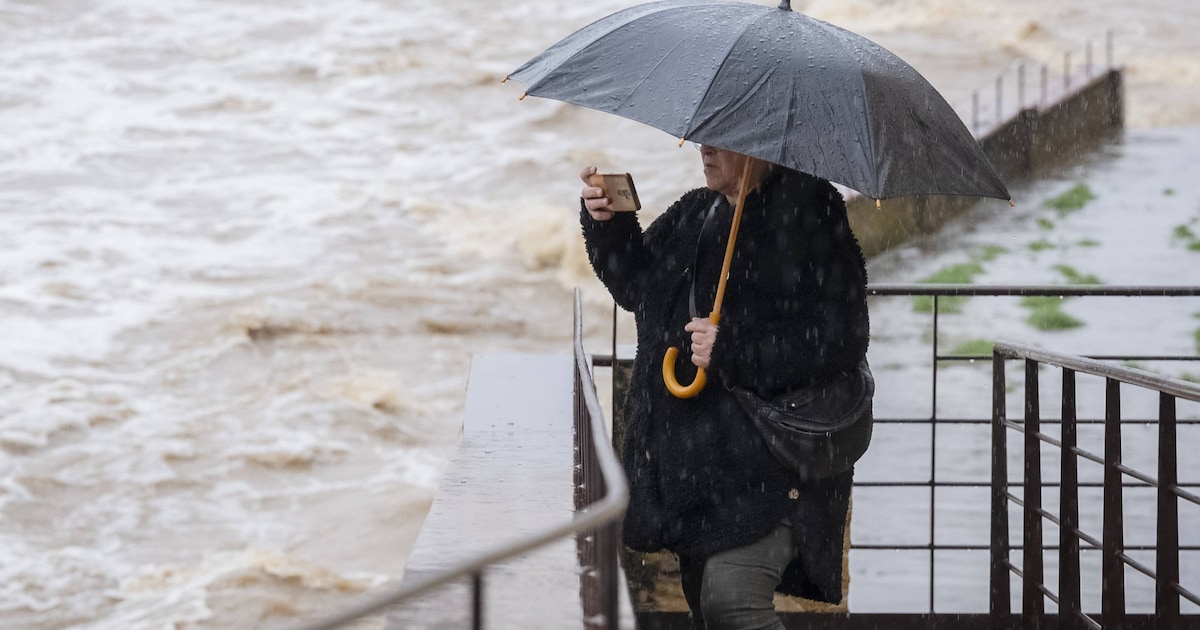 Delen van Zuid-Spanje en Portugal zetten zich schrap voor zware regenval: risico op grote schade en 