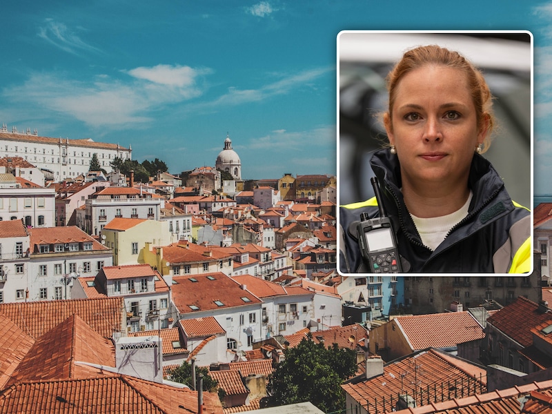 Een beeld van de Portugese hoofdstad Lissabon. Inzetfoto: Kim Bastiaens, woordvoerster van politiezone Antwerpen.