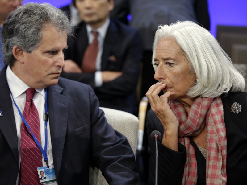 David Lipton en Christine Lagarde.
