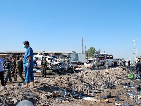 Aanslag in Hama vandaag.