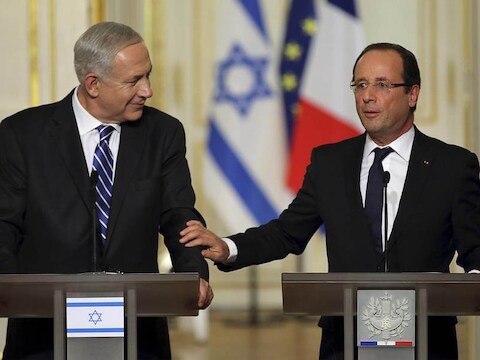 Netanyahu en Hollande.
