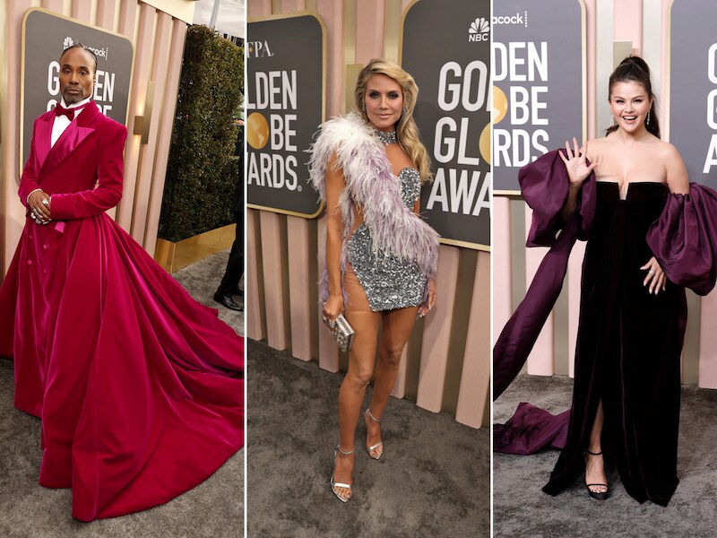 IN BEELD. De kitschjurk van Heidi Klum en de strijd om de grootste mouwen: dit waren de opvallendste outfits op de Golden Globes