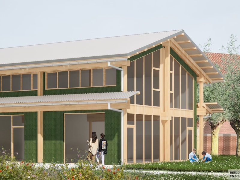 De plannen voor de nieuwbouw voor scouts de Grizzly en de Groendienst