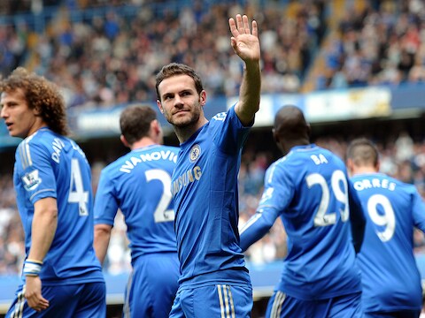 Juan Mata neemt afscheid van Chelsea
