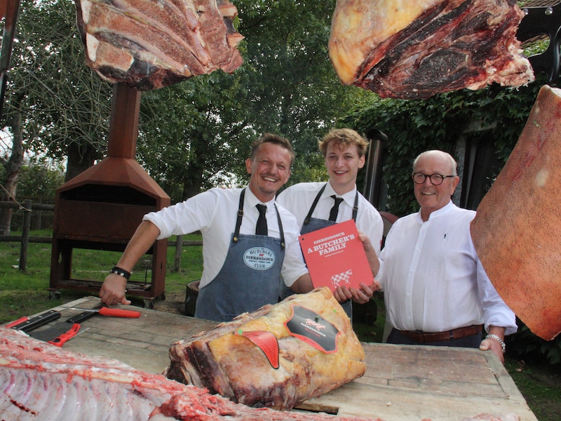 Nieuw boek vertelt familiegeschiedenis van drie generaties Dierendonck: “Zelfs zonder papa zou ik voor slager gekozen hebben”