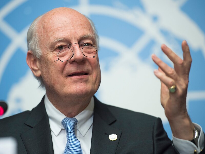 VN-gezant voor Syrië Staffan de Mistura