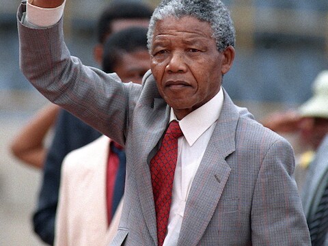 Mandela, twee weken na zijn vrijlating.