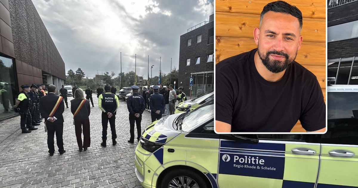 Minuut stilte bij politiezone regio Rhode & Schelde voor doodgeschoten ...