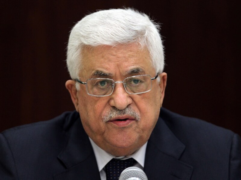 De Palestijnse president Mahmud Abbas.