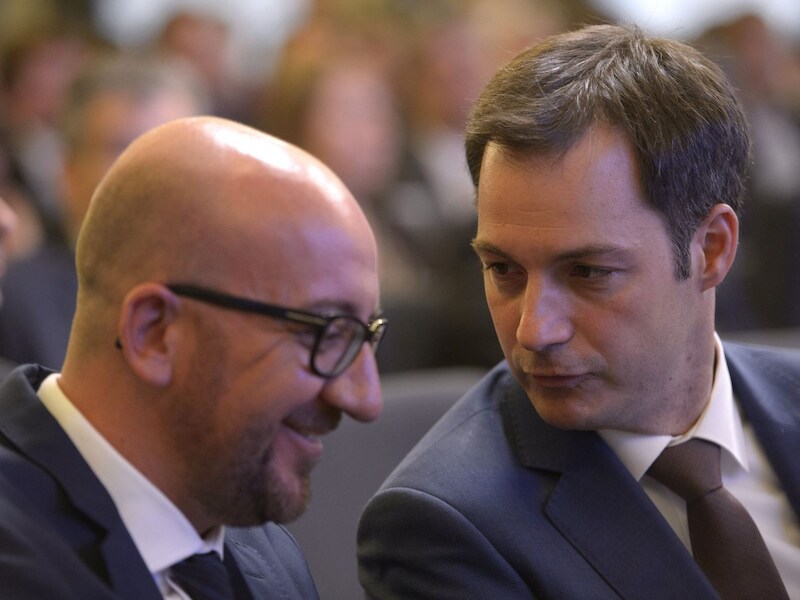 Premier Charles Michel en Alexander De Croo.