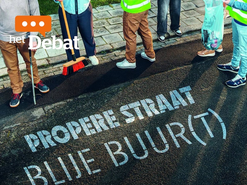 Met de actie 'Propere straat' kunnen deelnemers een aprtief winnen voor de ganse straat.