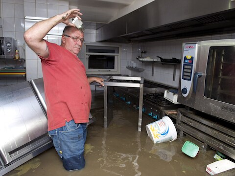 de iegnaar van restaurant De Boswachter.