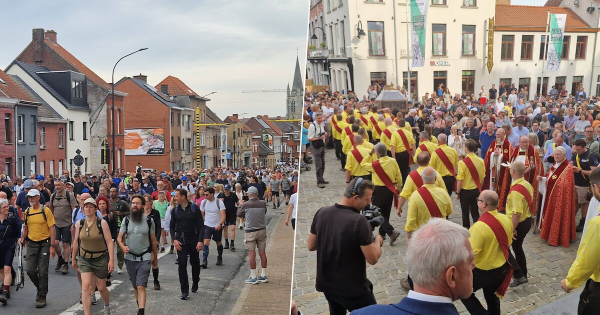 KIJK. De Fiertel in Ronse is vertrokken: “Bij het horen van de bellen ...