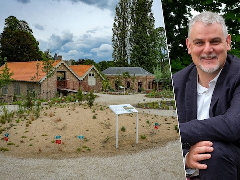 Officiële opening Inheemse Floratuin in de Plantentuin van Meise. Op de foto: Koen Es, directeur Publiekswerking en woordvoerder voor Plantentuin Meise