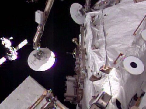 Beelden vauit de ISS
