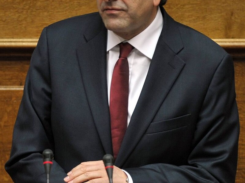De Griekse eerste minister Antonis Samaras.