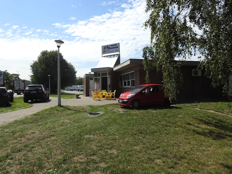 Wegrestaurant Truckstop aan de snelwegparking langs de E17 in Gentbrugge.