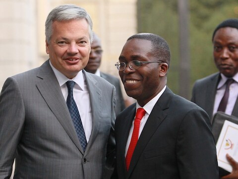 Didier Reynders en Augustin Matata Ponyo.