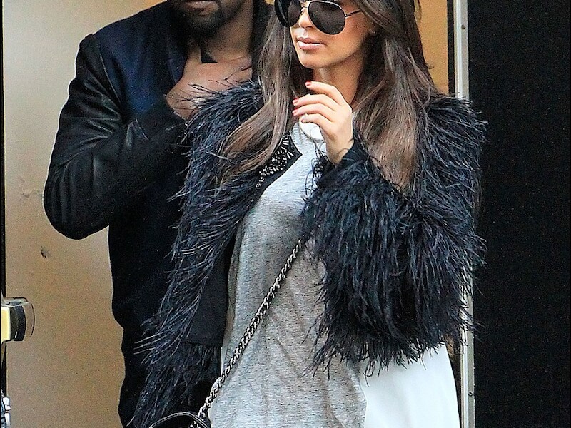 Kanye West en Kim Kardashian.