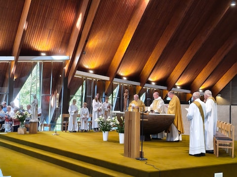 Sint-Pieterskerk Kuurne, de laatste misviering