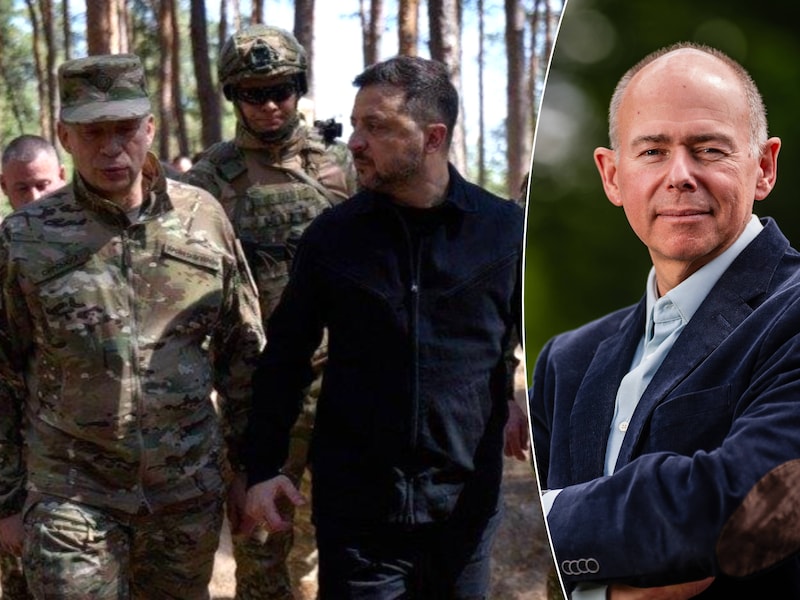 Kolonel Roger Housen ziet de kansen van Oekraïens president Zelensky stijgen.