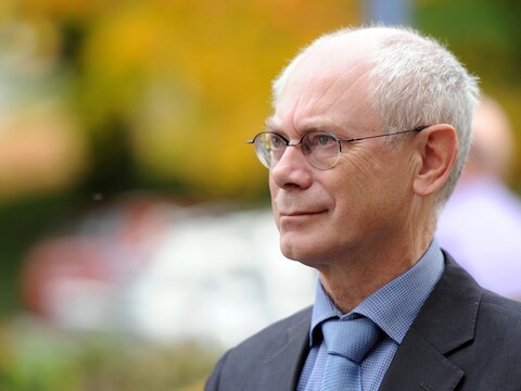Herman Van Rompuy op 20 oktober in het Duitse Meschede.