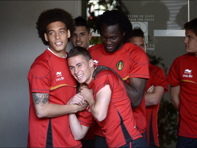 Axel Witsel, Romelu Lukaku en Thorgan Hazard