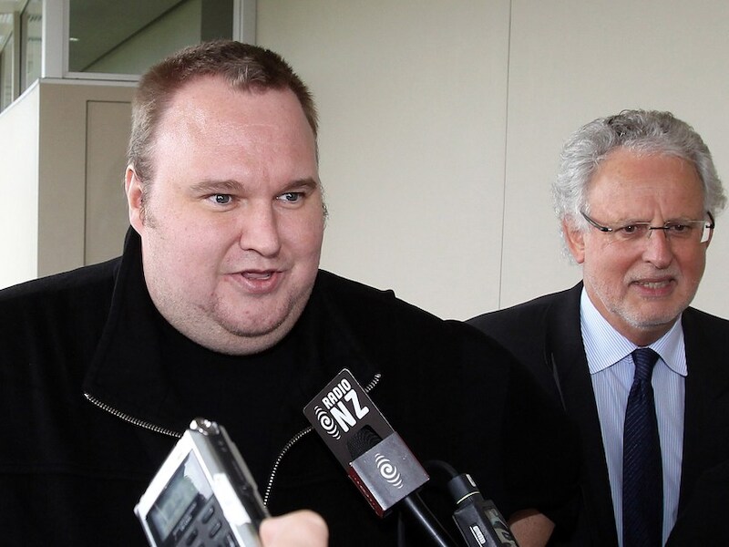 Kim Dotcom in februari 2012.