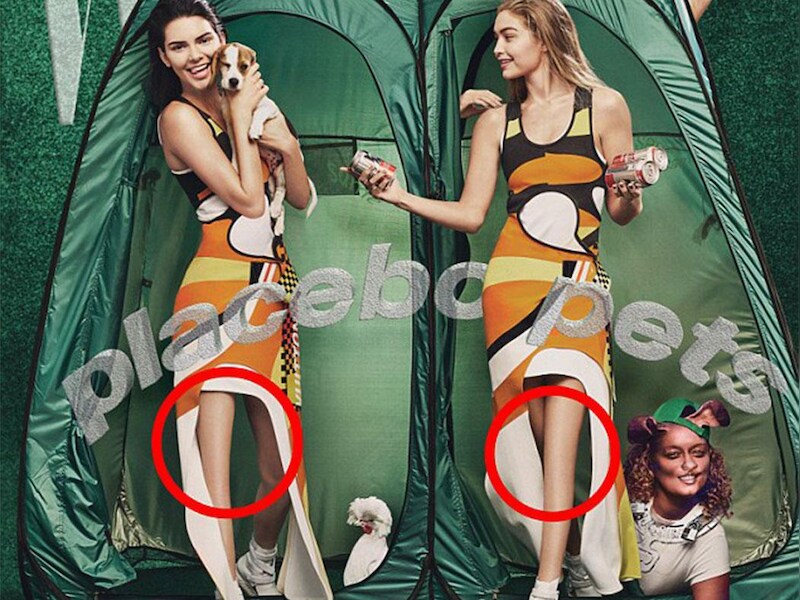 Kendall Jenner (links) en Gigi Hadid.